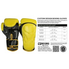 Embossed Leather Boxing Gloves